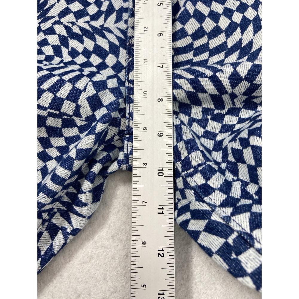 Levi's Jeans Women's 27x30 Blue Mid Rise Straight Denim Geometric New - Picture 12 of 13
